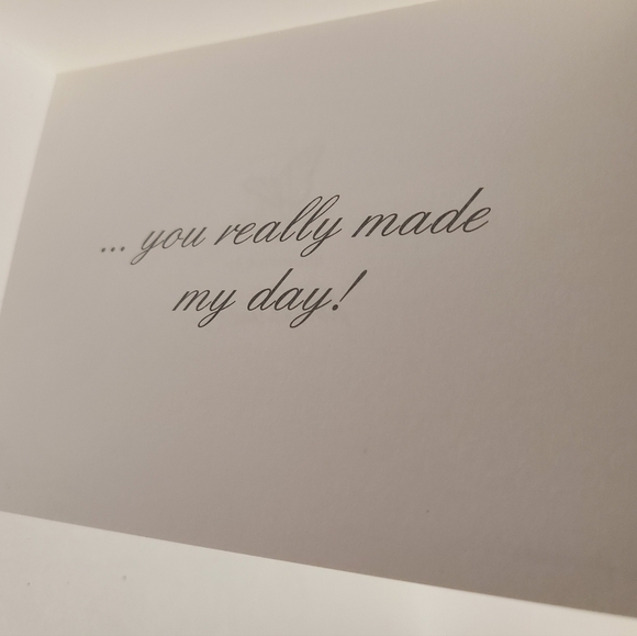 Simple Blue Butterfly Thank You Card - Picture 2 of 5